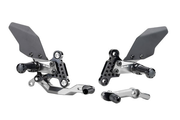 Footrest system AS31GT3 black