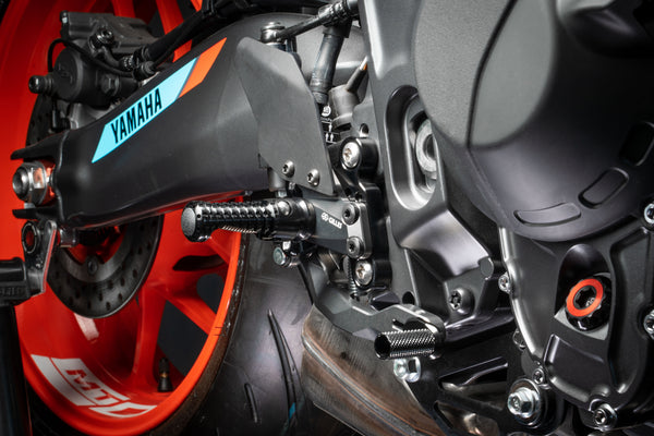 Footrest system AS31GT3 black