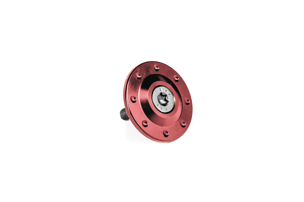 Exhaust bracket cover kit red