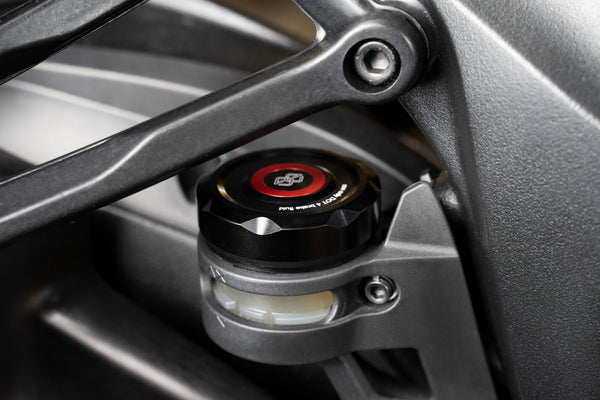 Rear brake fluid reservoir cover black - BRC-07.b