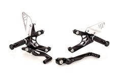 GILLES TOOLING Footrest system FXR black for Honda | FXR-H05-B