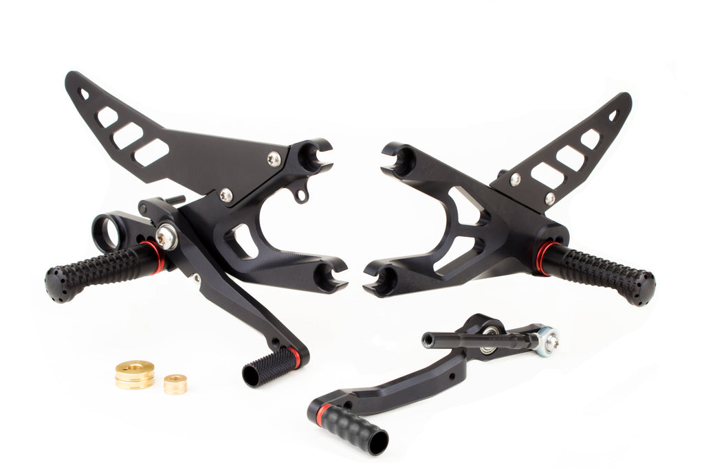 Footrest system FXR black