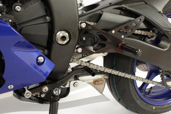 Footrest system FXR black