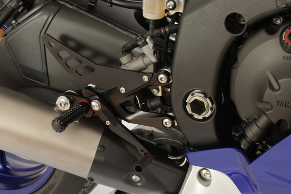 Footrest system FXR black