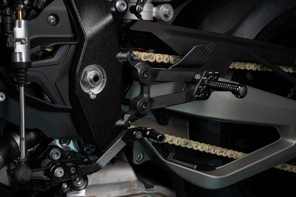 Footrest system FXR black matt