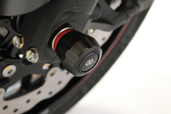 GTA front axle protector black-red
