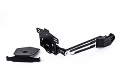 GILLES TOOLING Licence plate holder black-silver for Kawasaki | KH-01.bs
