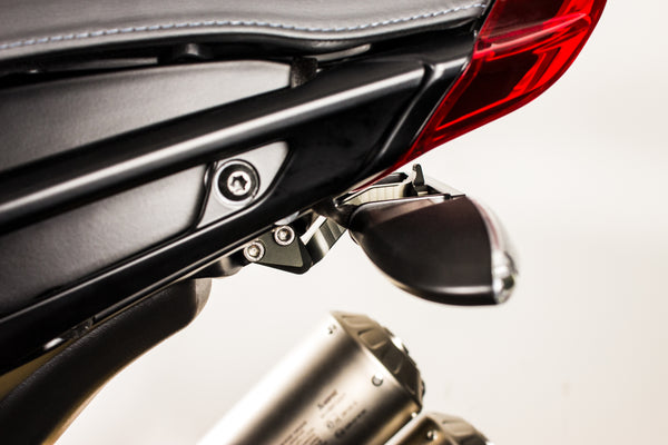 Licence plate holder black/grey
