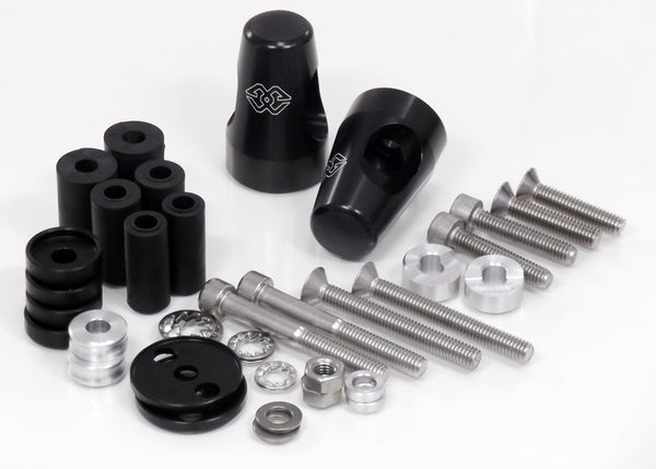 Handlebar weights KIT black - LG-FL-22.b