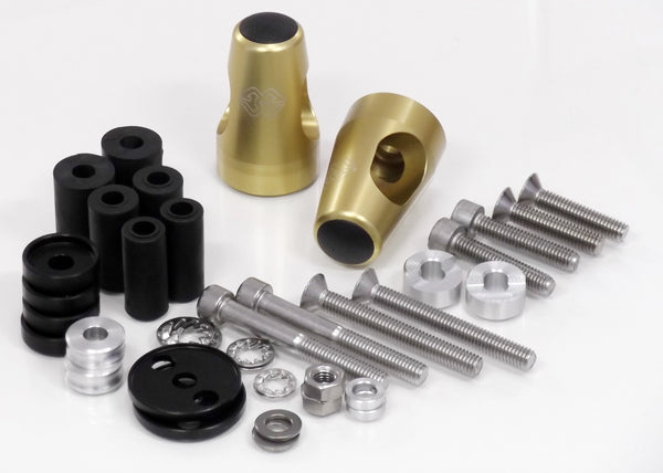 Handlebar weights KIT gold - LG-FL-22.g