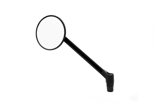 MOON dashboard mirror left round black matt - M04-03-L-BD