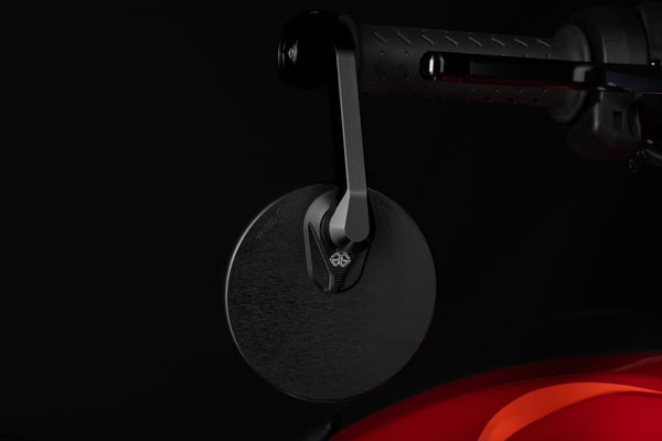 MOON handlebar end mirror round M12