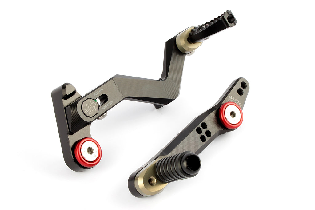 Shift and brake lever KIT black - RCT-D01-SB-KIT.b