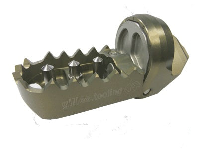 Footrest system RCT12GT T02 titanium-silver
