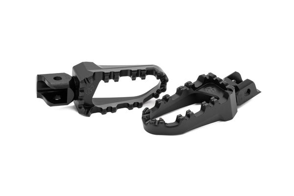 Pro-X Enduro replacement footrests, rider, black - RGK-111-UF34-SET-B