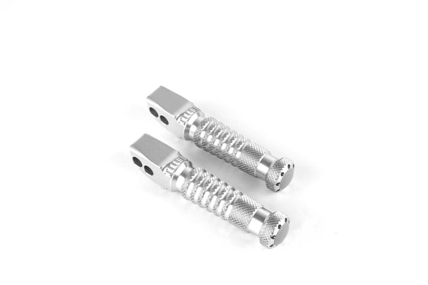Replacement footrests rider/sport, pillion, silver - RGK-470-UF16-SET-S