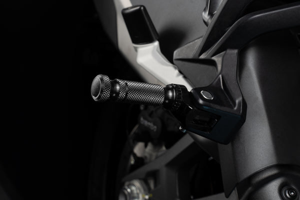 Replacement footrests Sport, rider/scooter, black