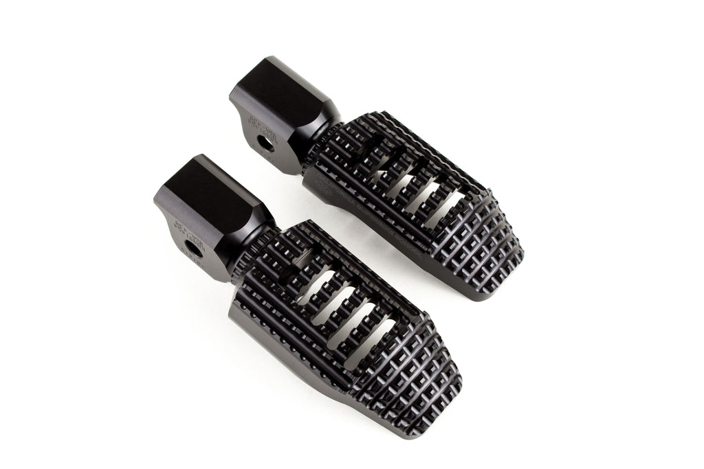 Replacement footrests California, driver, black - RGK-680-UF23-SET-B