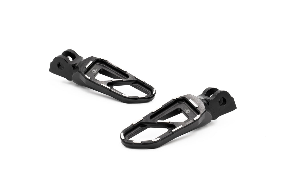 Urban-Pro replacement footrest, pillion, black - RGK-690-UF40-SET-B