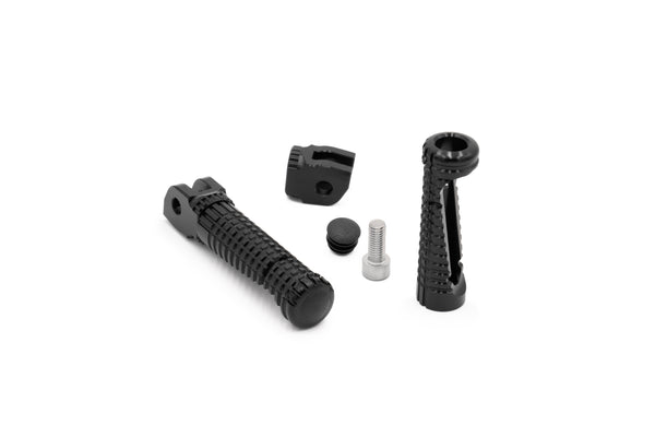 Replacement footrests Racing, rider/scooter, black