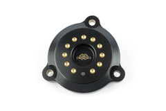 GILLES TOOLING Front belt pulley cover black-gold for Yamaha | SC-06.bg