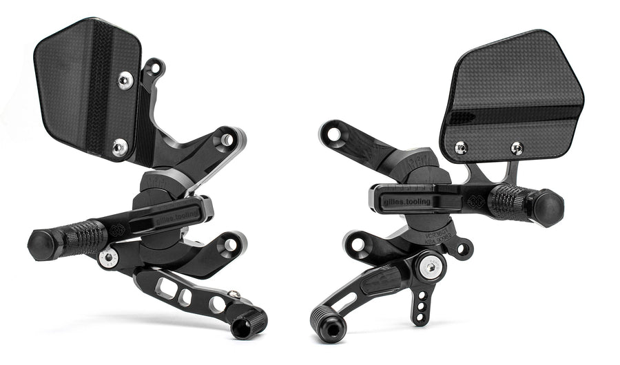 Footrest system VCR38GT black