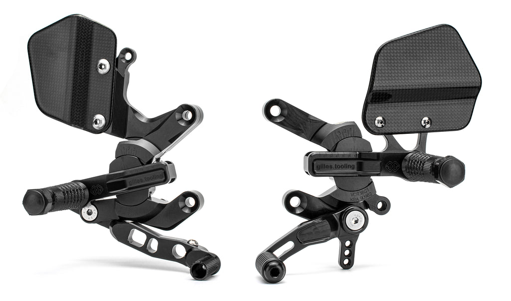 Footrest system VCR38GT black