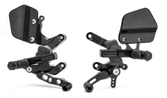 GILLES TOOLING Footrest system VCR38GT black for Kawasaki | VCR-K05.b
