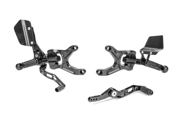 Footrest system VCR38GT black
