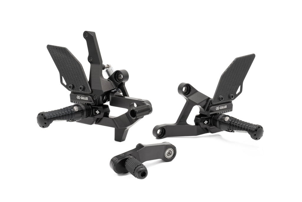 Footrest system VCR38GT2, black