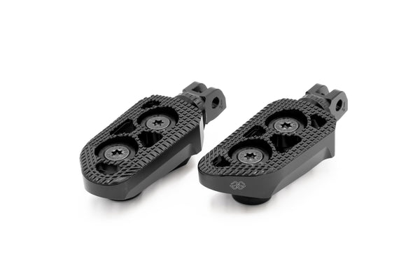 Tour-X Touring replacement footrest, rider, black