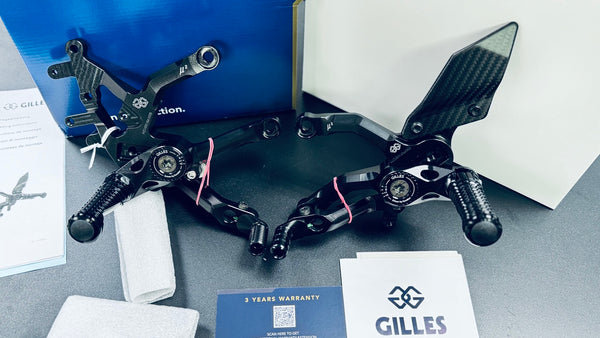GILLES TOOLING MUE2 Rearsets Ducati Streetfighter V4 S 2025