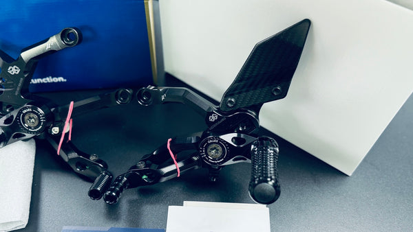 GILLES TOOLING MUE2 Rearsets Ducati Streetfighter V4 S 2025 right side