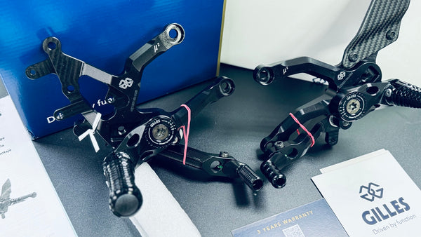 GILLES TOOLING MUE2 Rearsets Ducati Streetfighter V4 S 2025 detail