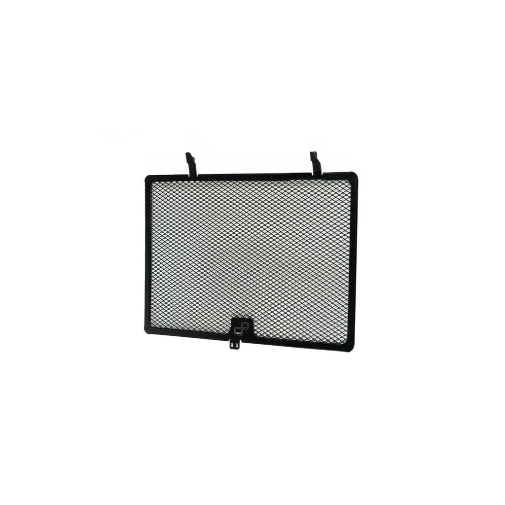 LighTech GPRYA003 black mesh radiator guard with mounting tabs; radiator and motorcycle not included.
