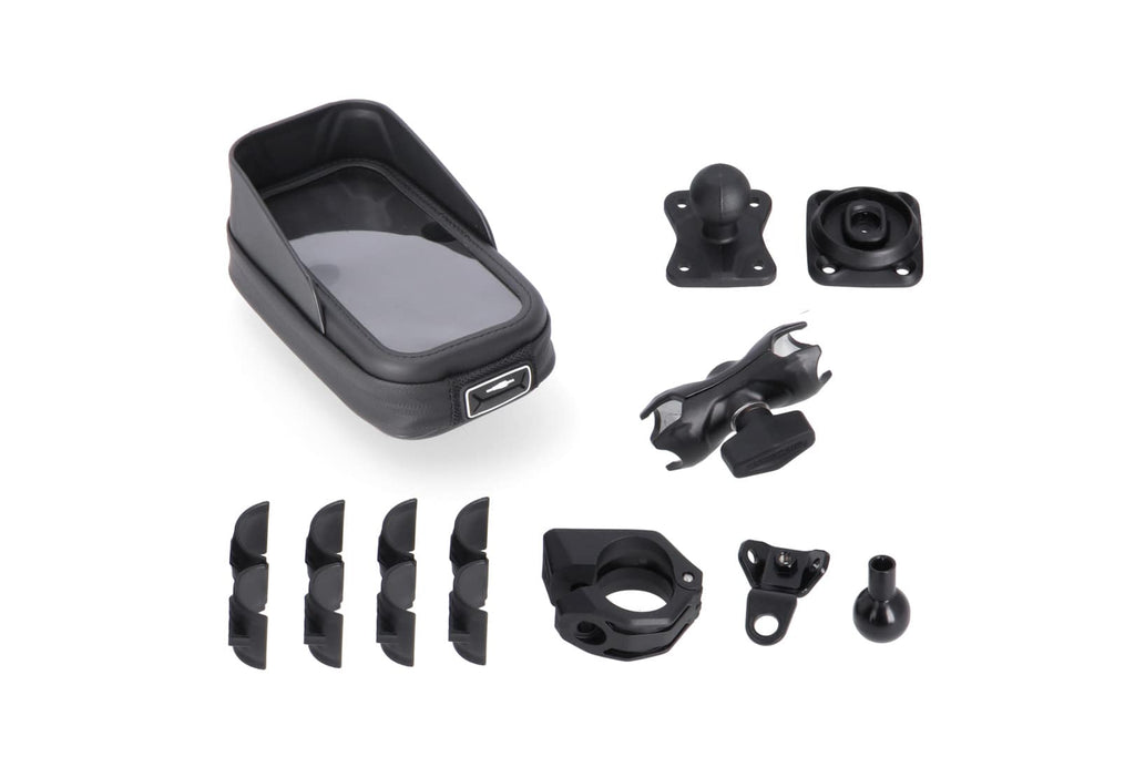 SW-MOTECH Universal GPS mount kit with Phone Case GPS.00.308.35100