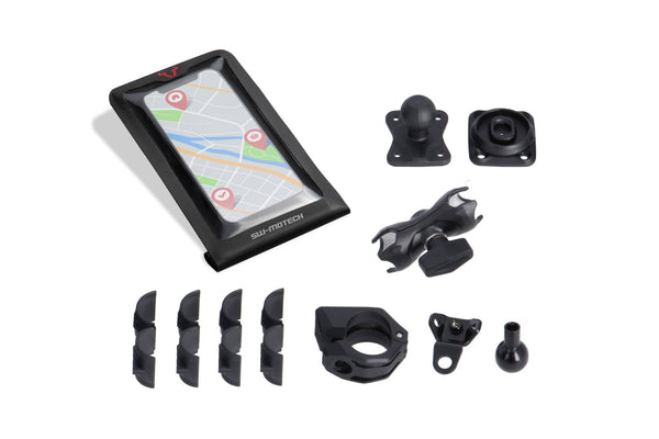 SW-MOTECH Universal GPS mount kit with Smartphone Drybag GPS.00.308.35500