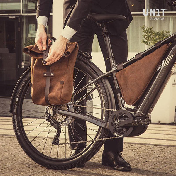 Unit Garage B006 Waxed suede Gravel Pannier