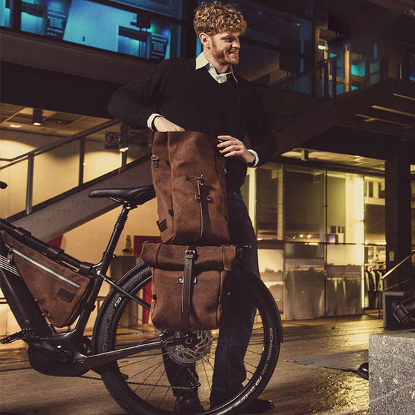 Unit Garage B006 Waxed suede Gravel Pannier