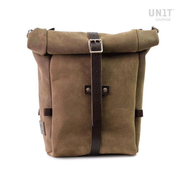 Unit Garage B006 Waxed suede Gravel Pannier