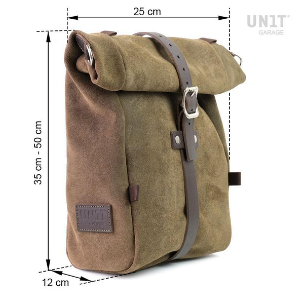 Unit Garage B006 Waxed suede Gravel Pannier