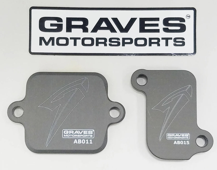 Graves Motorsports Yamaha FZ-09 / XSR900 / FJ-09 / MT09 / YXZ1000r Smog Block Off Plates