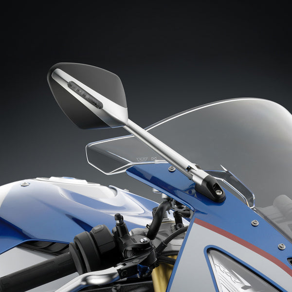 Rizoma Veloce L Universal Mirrors w.Turn Signals (Each) | Adapter required BS305