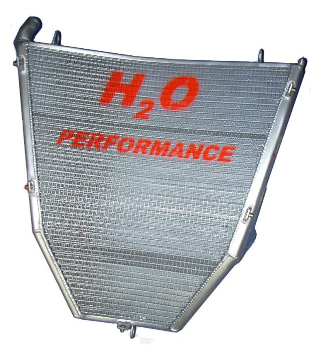 H2O Performance Oversize Radiator kit For Honda CBR1000RR (2004-05) – illustrative image