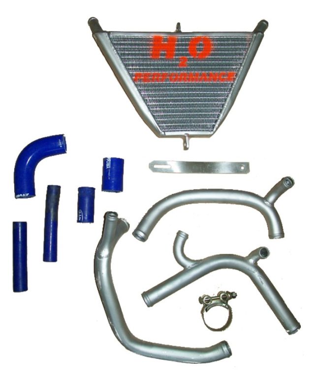 H2O Performance Additional Radiator kit For Honda CBR1000RR (2008-13) – illustrative image