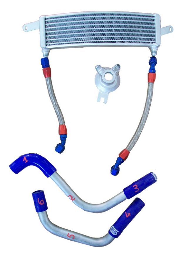 H2O Performance Oil Cooler kit For Honda CBR1000RR (2008-13) – illustrative image