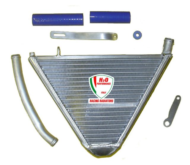H2O Performance Additional Radiator kit For Triumph Daytona 675 (2006-12) – illustrative image