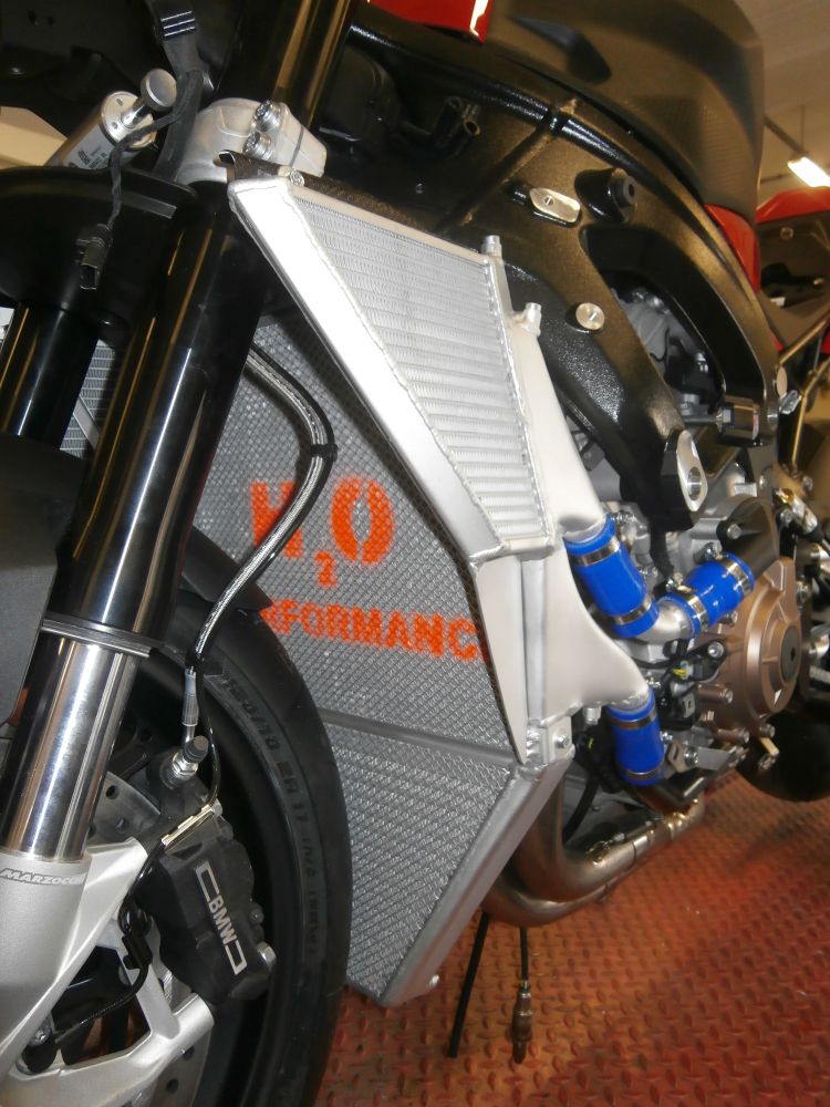 H2O Performance EVO Oversize Radiator and Oil Cooler kit For the BMW S1000RR 2020+ – illustrative image