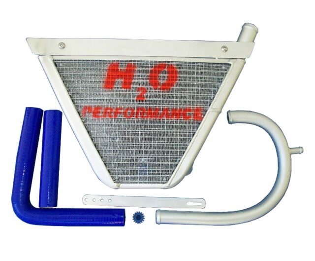 H2O Performance Additional Radiator kit For Kawasaki ZX-6R NINJA (2009-11) – illustrative image