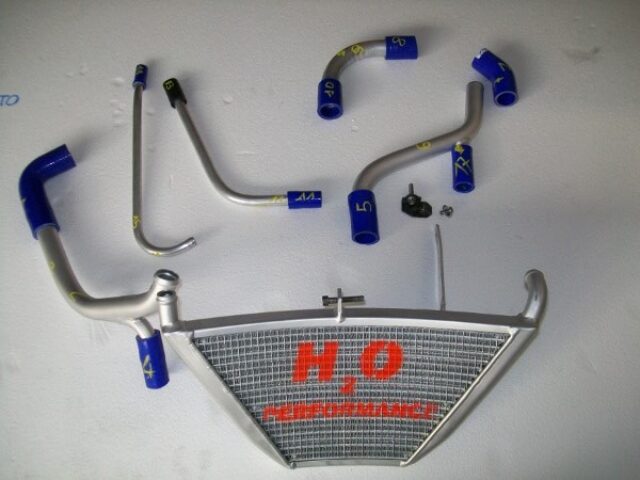 H2O Performance Additional Radiator kit For Kawasaki ZX-10R (11-20) – illustrative image
